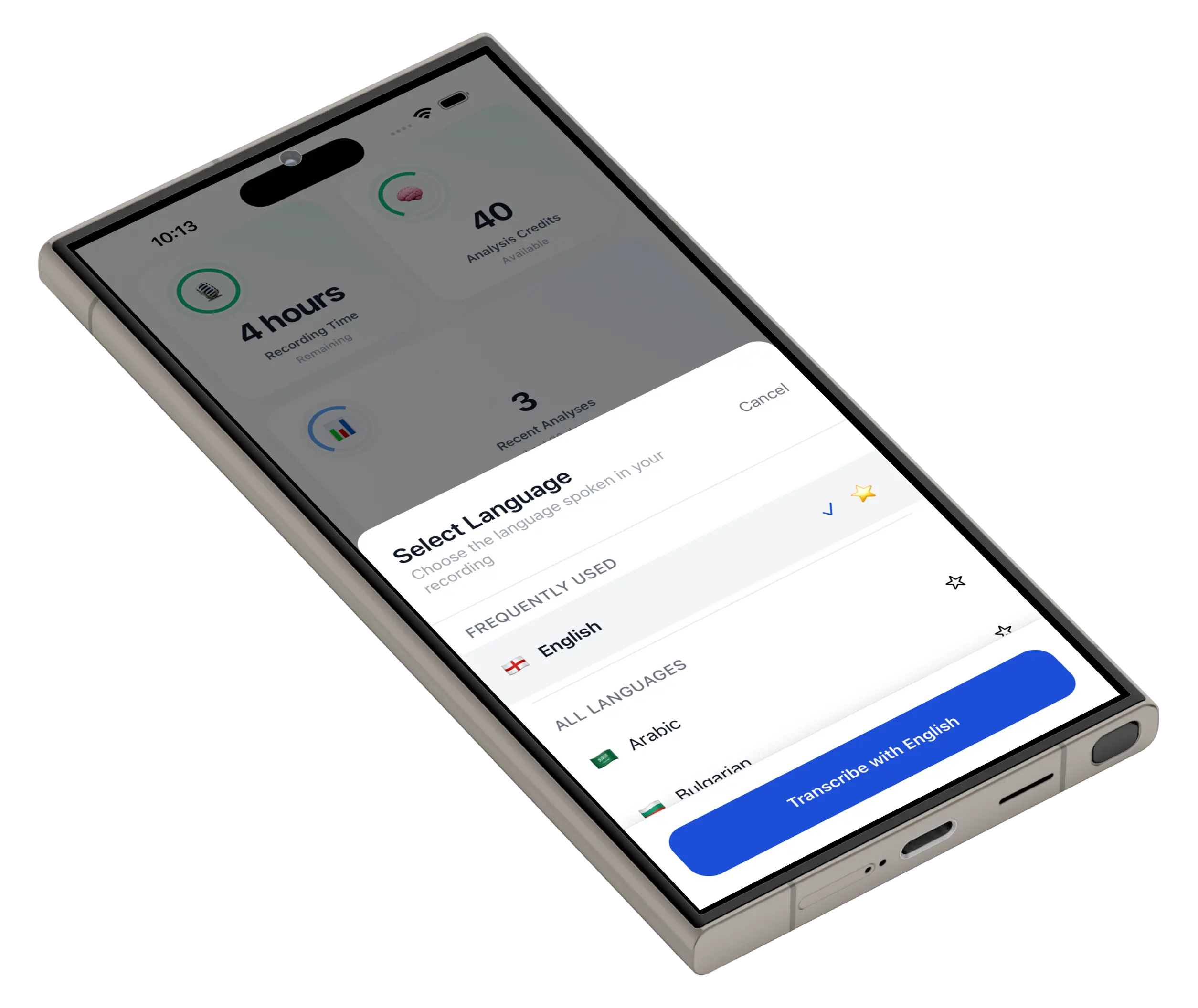 Choose your language
